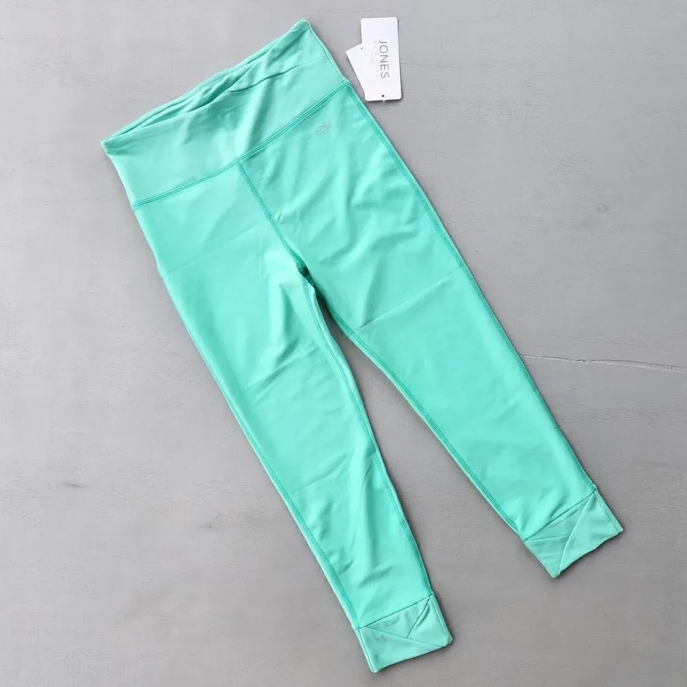 NWT Jones New York aquamarine stream 7/8 leggings size Large